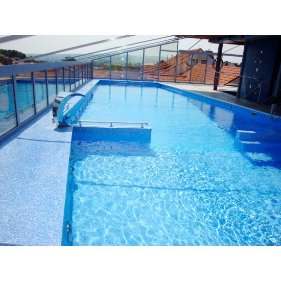 PVC OBLOGA, SUPRA BLUE MARBLE, 1,65x25m, DEBELINA 1,5mm-PVC obloge