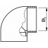 PVC-U KOLENO 90° INCH