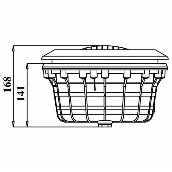 LUČ ZA LINER BAZENE Z OHIŠJEM 300W-12V-Razsvetljava