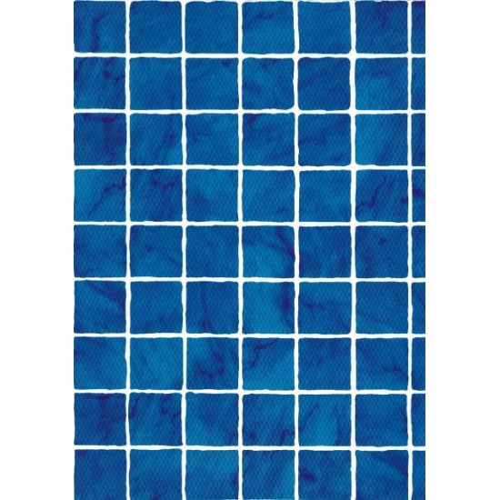 PVC OBLOGA, SUPRA AZUR MOZAIK, 1,65x25m, DEBELINA 1,5mm-PVC obloge