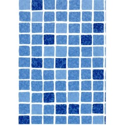 PVC OBLOGA, SUPRA BLUE MOZAIK, 1,65x25m, DEBELINA 1,5mm