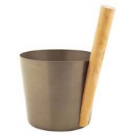 ŠKAFEK IN ZAJEMALKA TEMNA ALU POSODA - BAMBUS TERMIČNI