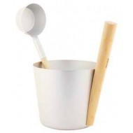 ŠKAFEK IN ZAJEMALKA ALU POSODA - BAMBUS