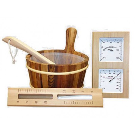 SET ZA SAVNO - TERMIČNO (ŠKAFEK, ZAJEMALKA, TERMO-HYGROMETER, PEŠČENA URA)-Čebri in zajemalke