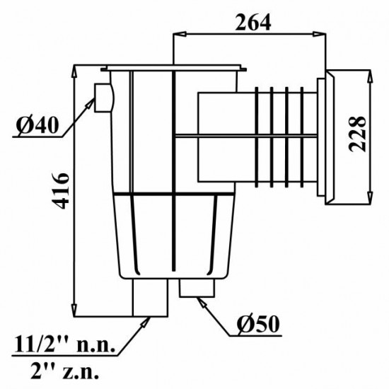 MALI SKIMER ZA LINER BAZENE