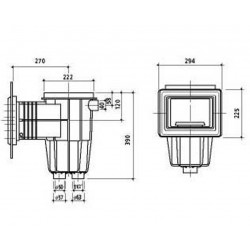 MALI SKIMER ZA LINER BAZENE GEMAS
