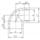PVC-U KOLENO 90° NOT.NAVOJ