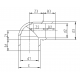 PVC-U KOLENO 90° REDUKCIJSKO