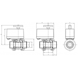 KROGLIČNI VENTIL Z ELEKTROMOTORNIM POGONOM 23OV
