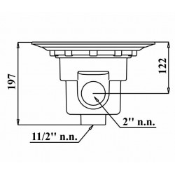 TALNI ODTOK ZA LINER BAZENE, VELIKI