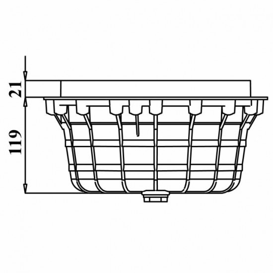 SKODELA ZA LUČ ZA BETONSKE BAZENE