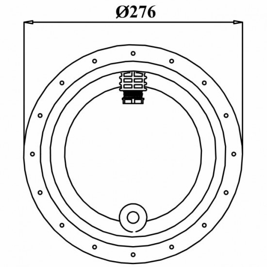 SKODELA ZA LUČ ZA BETONSKE BAZENE