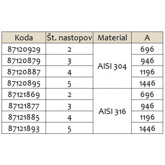 Lestve in ročaji-LESTEV OZKA UKRIVLJENA LESTEV OZKA UKRIVLJENA-Lestve in ročaji