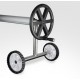 Nosilec za cev navijala, s kolesi-Letna pregrinjala