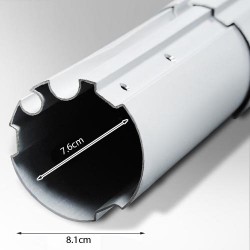 Cev za navijalo bazenskega pregrinjala