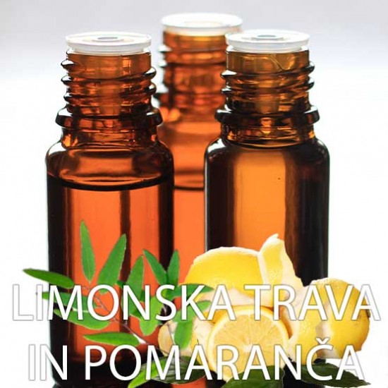 Eterično olje za savne- Limonska trava in pomaranča-Eterična olja za suho savno